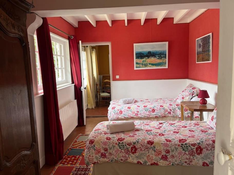 Le Colombage, Jolie Longere Pres De Giverny Eure Hardencourt-Cocherel Bagian luar foto