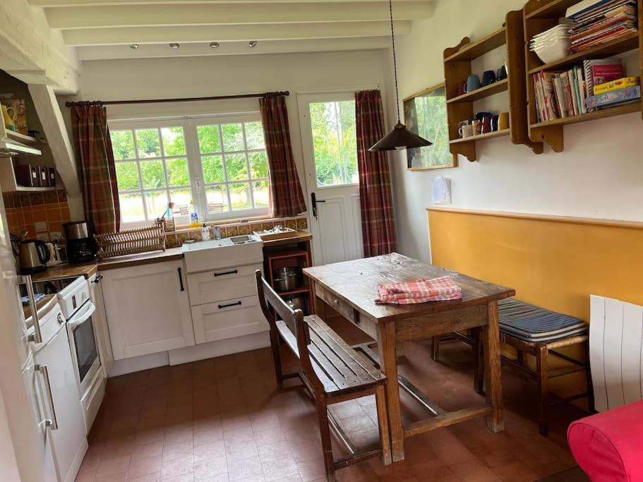 Le Colombage, Jolie Longere Pres De Giverny Eure Hardencourt-Cocherel Bagian luar foto